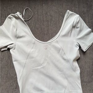 lululemon athletica Women's Light Gray Bodysuit